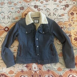 Mountain Khakis Women’s Ranch Shearling Jacket, Slate Gray, size XS